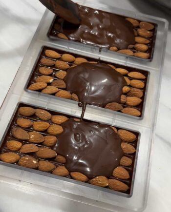 CHOCOLATE BARK ALMOND - DAIRY FREE, KETO and VEGAN Chocolate, Keto, Diabetic Friendly Chocolate 100g