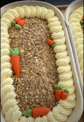 Bento Size KETO Carrot Cake with Keto Frosting