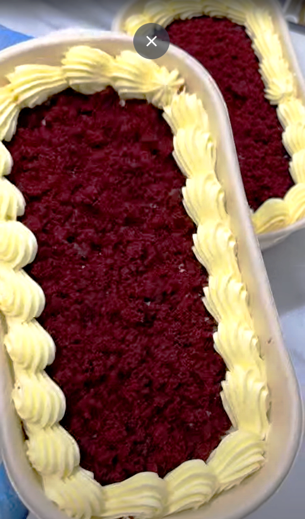 Bento Size KETO Red Velvet Cake with Cream Cheese Frosting