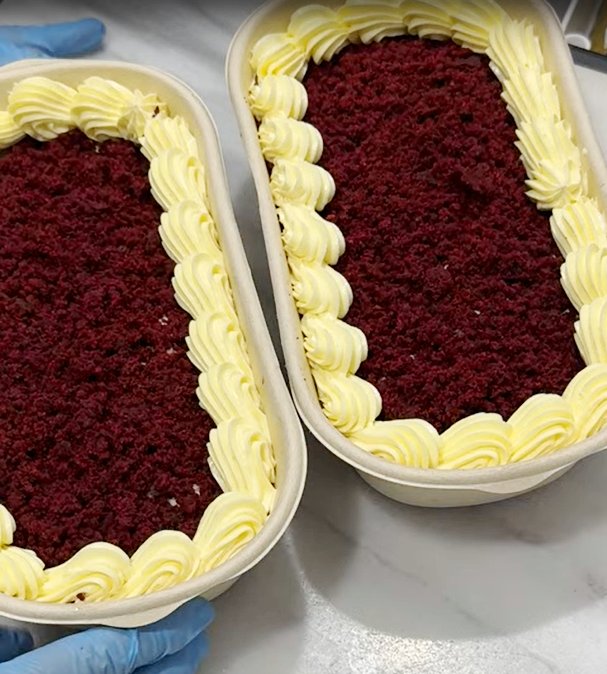 Bento Size KETO Red Velvet Cake with Cream Cheese Frosting - Image 3